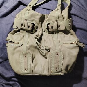 Hype Light Sage Shoulder Hobo Bag